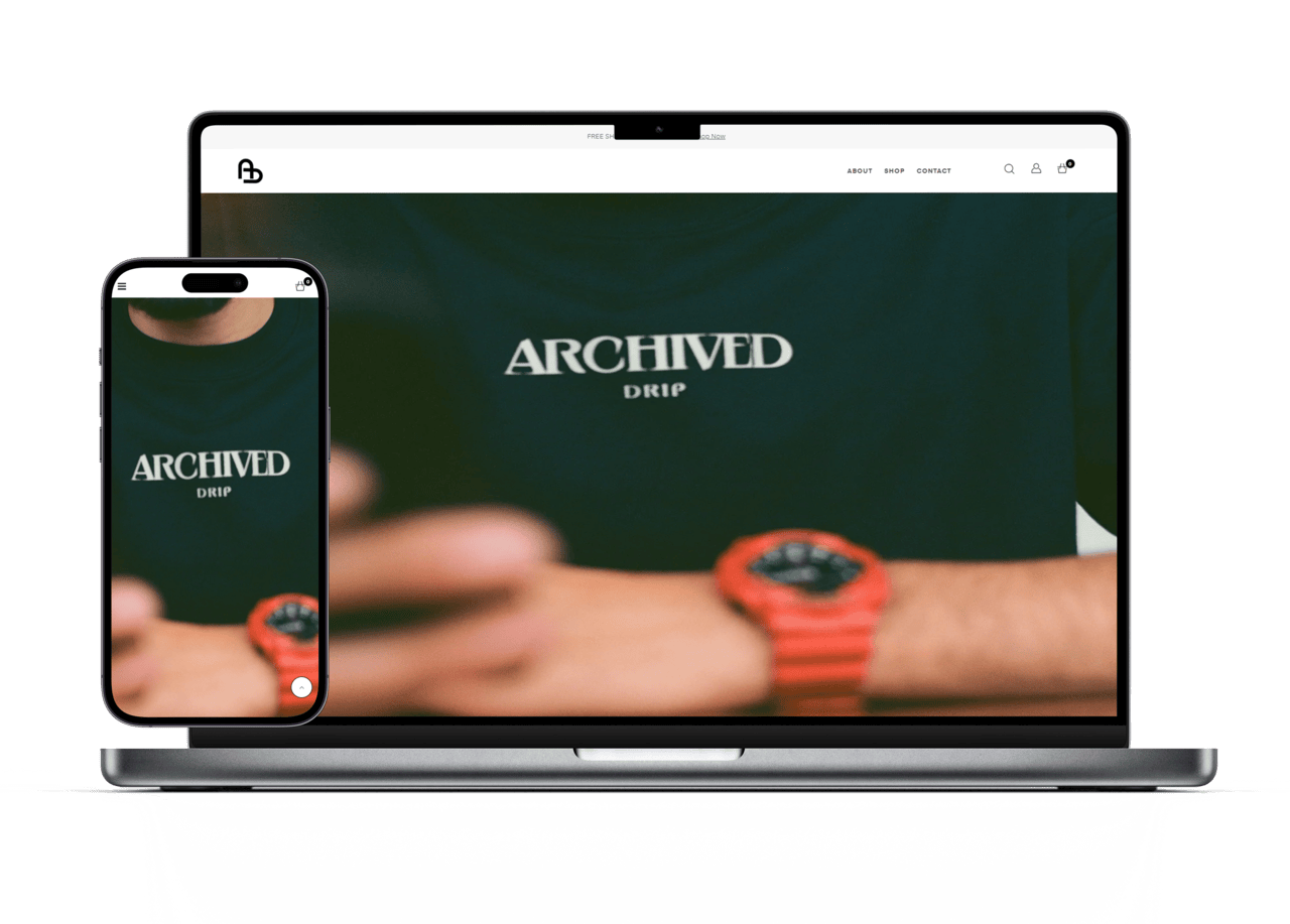 New Website screenshot om Macbook and iPhone