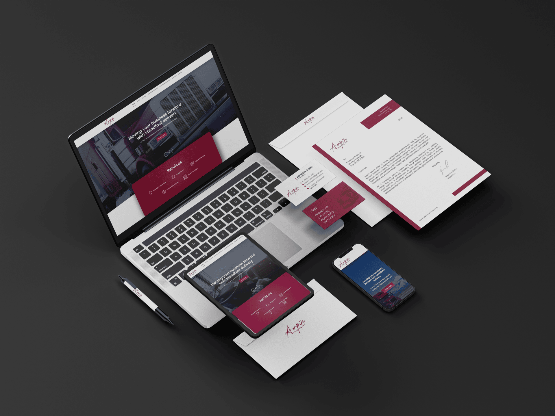 Ten Four Branding Mockup